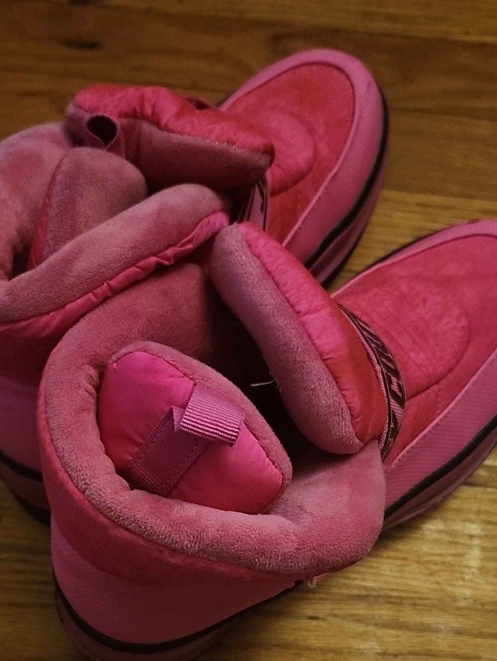 Juicy Couture Hot Pink Padded Winter Ankle Boots